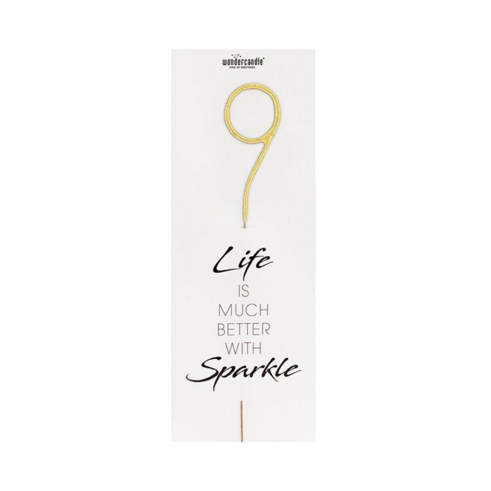 Wondercandle GIANT 'Life is much better with sparkle'