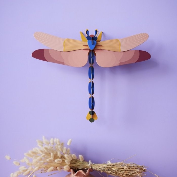 DIY Decoratie - Insect - Pink Dragonfly
