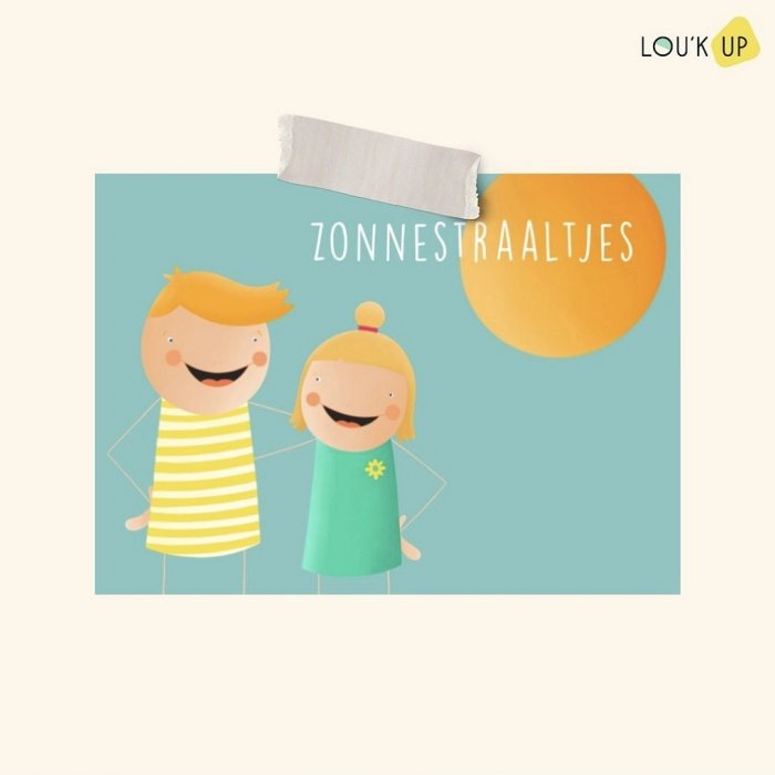 Lou & Dot wenskaarten - set van 5