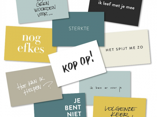 Lief voor elkaar - Mini kaartjes (10) - Troost - Mini kaartjes (10) - Troost