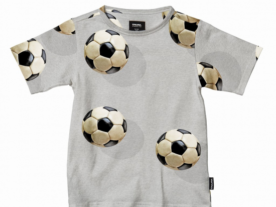 Snurk - T-shirt 'Fussball Grey' - Kids - 128