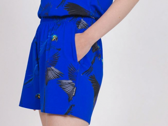 Snurk - Shorts 'Blue Parrot' - Women - XL