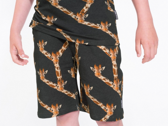 Snurk - Shorts 'Giraffe Black' - Kids - 116