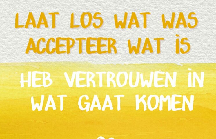 Vooruit is de enige weg